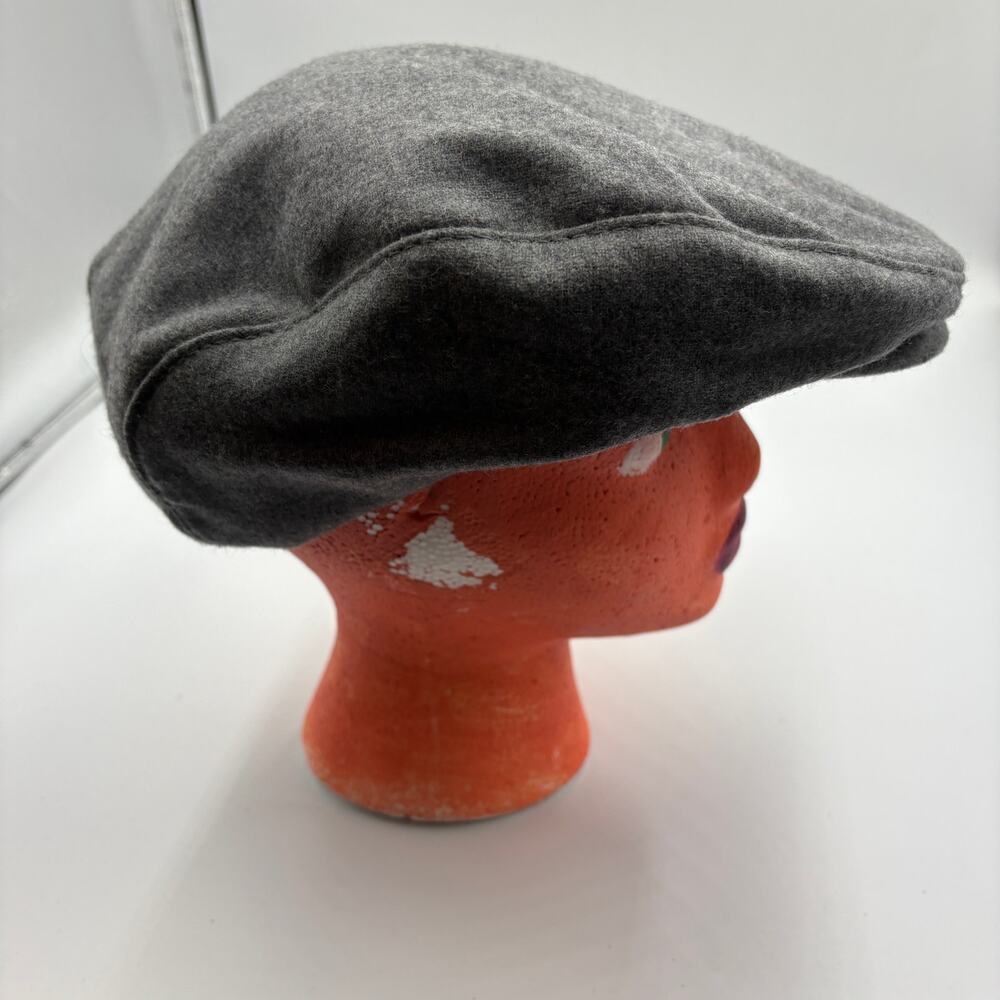 Vintage Pendleton Wool Men's Newsboy Cabbie Paperboy Hat Gray Large